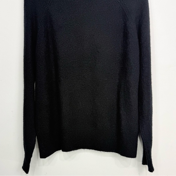 J. Crew Re-Imagined Rollneck Supersoft Merino Wool Alpaca Black Pullover Sweater - Picture 6 of 13
